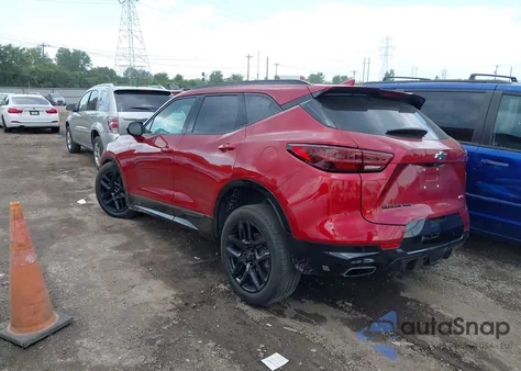 2023 Chevrolet Blazer Awd Rs из США, поврежденный, VIN 3GNKBKRS4PS213756